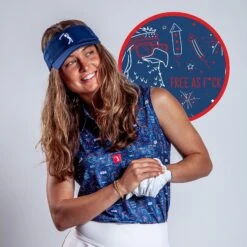 'Merica - Navy - Women's Polo