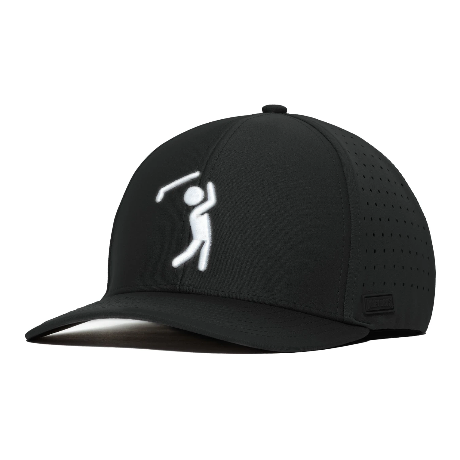 Bogeyman Black - Performance Golf Hat - Stretch Fit 3 Bogeyman Black - Performance Golf Hat - Stretch Fit