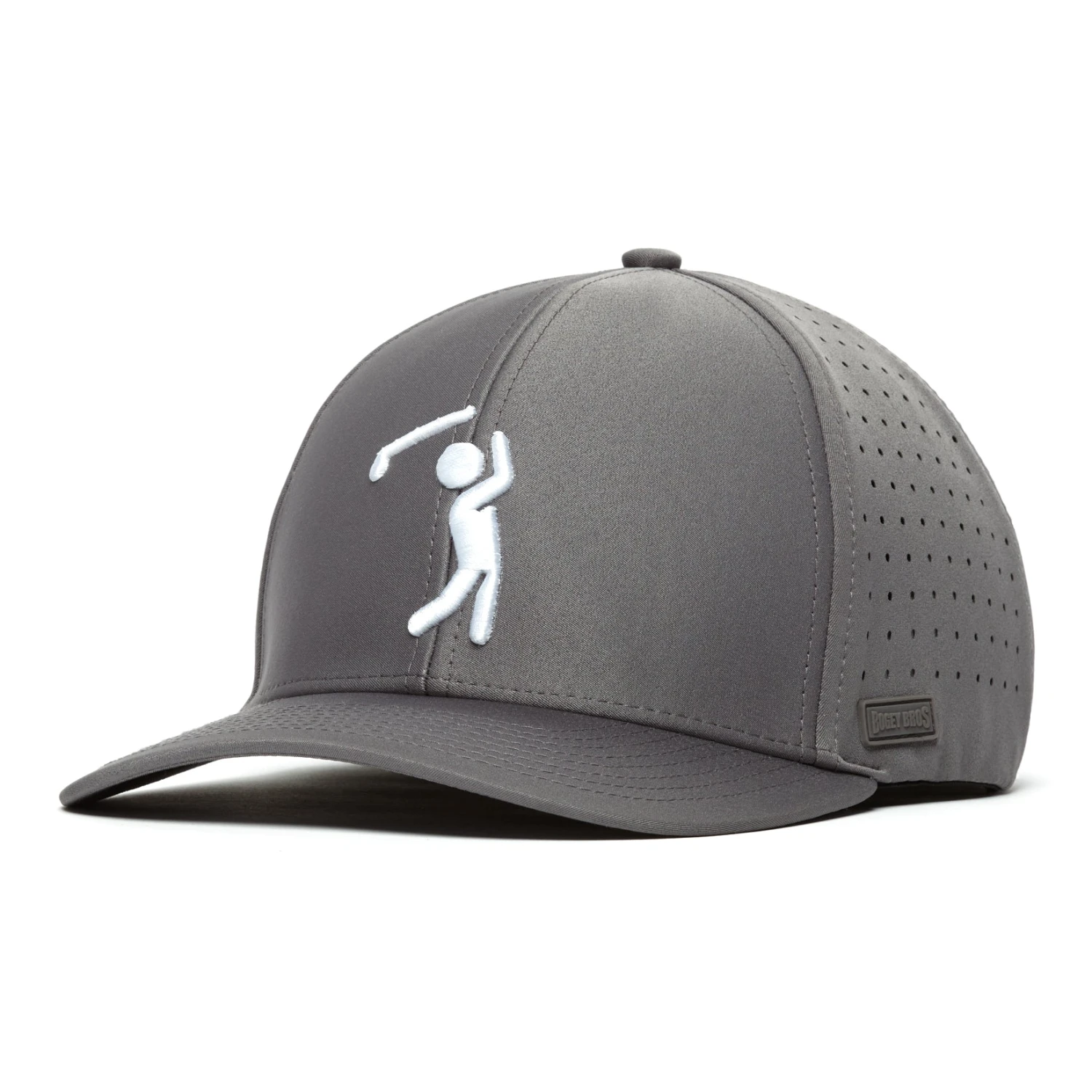 Bogeyman Charcoal - Performance Golf Hat - Stretch Fit 3 Bogeyman Charcoal - Performance Golf Hat - Stretch Fit