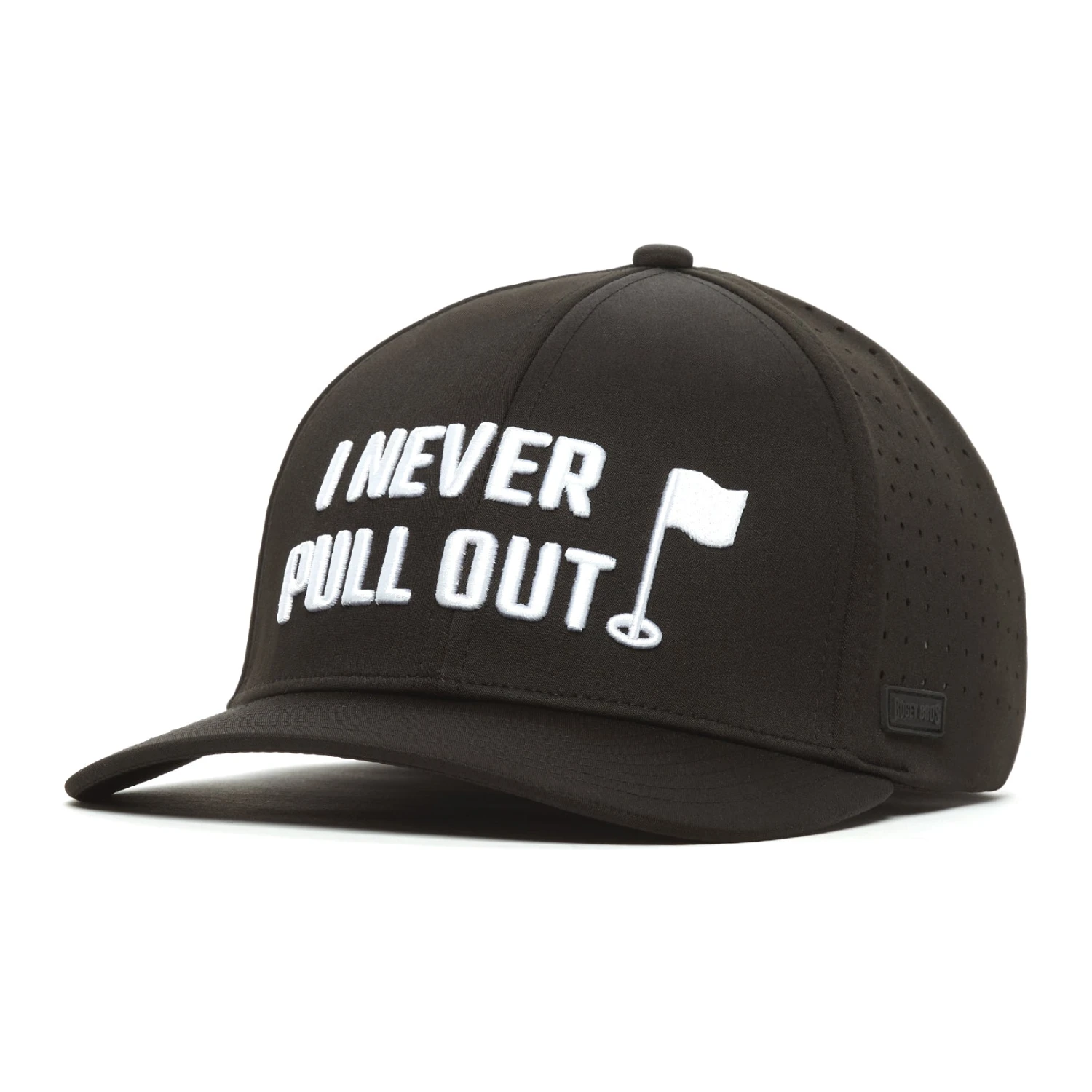 I Never Pull Out - Performance Golf Hat - Stretch Fit 3 I Never Pull Out - Performance Golf Hat - Stretch Fit