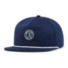 Bogeyman Stamp Navy - Unstructured Flat Bill Hat - Snapback 1 Bogeyman Stamp Navy - Unstructured Flat Bill Hat - Snapback -Bogey Bros Shop 01 hat BogeyBros FlatBill Blue left