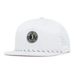 Bogeyman Stamp White - Unstructured Flat Bill Hat - Snapback