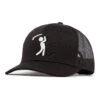 Bogeyman Black/Black - Mesh Trucker Hat - Snapback 2 Bogeyman Black/Black - Mesh Trucker Hat - Snapback -Bogey Bros Shop 01 hat BogeyBros Trucker Black left