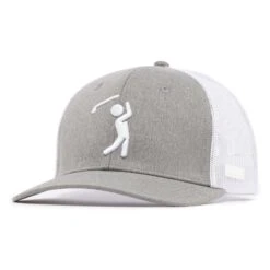 Bogeyman Heather/White - Mesh Trucker Hat - Snapback