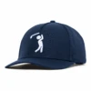 Bogeyman Navy - Performance Golf Hat - Snapback -Bogey Bros Shop 01 hat Bogeyman Navy White left