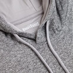 Heather Gray - Hoodie 6 Heather Gray - Hoodie -Bogey Bros Shop 01 hoodie HeatherGray placket