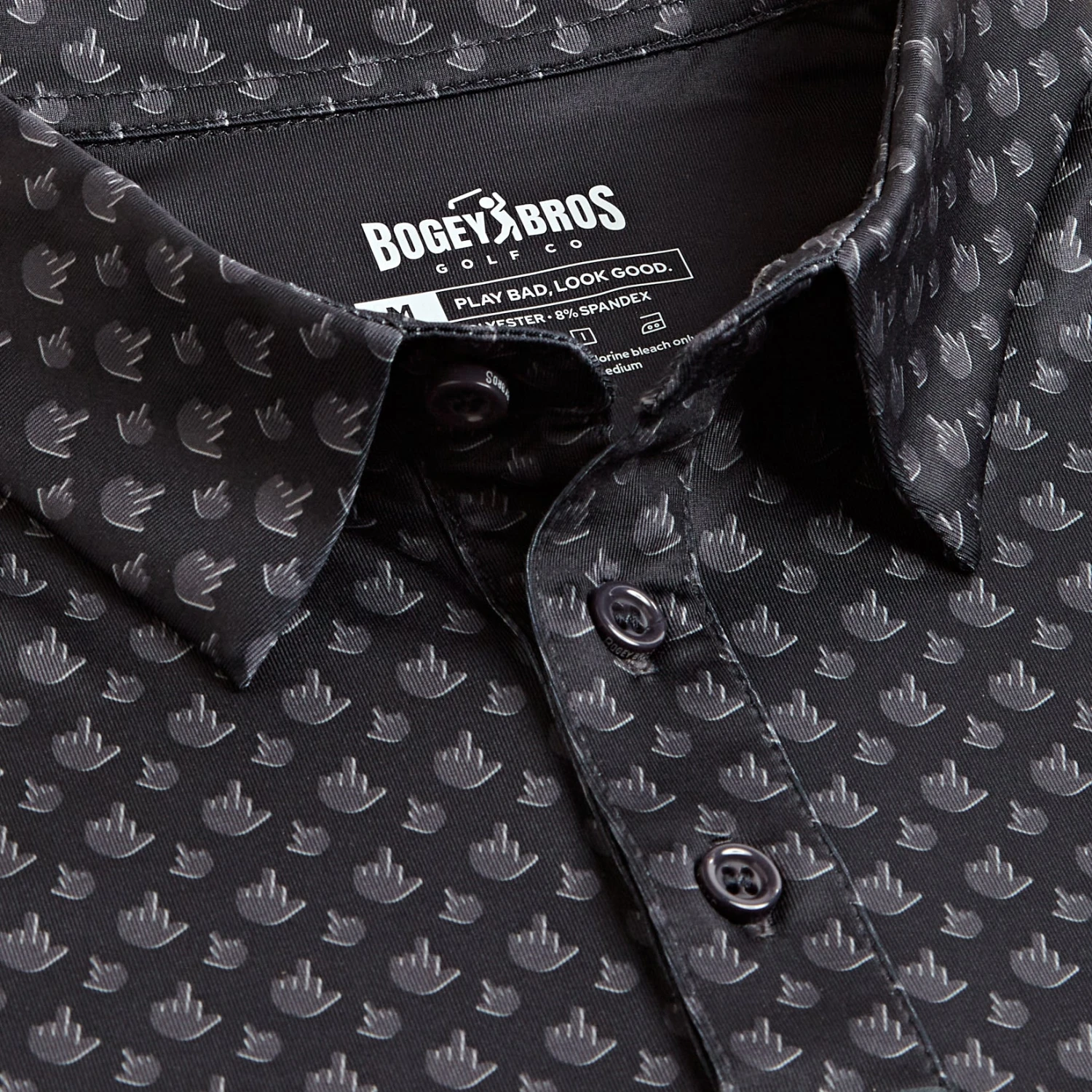 Birdie Finger - Raven - Polo 5 Birdie Finger - Raven - Polo - Image 3