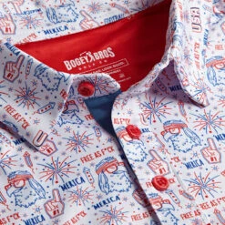 'Merica - Polo 10 'Merica - Polo -Bogey Bros Shop 01 mpolo Merica placket v2
