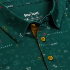 Peasants - Green - Polo 10 Peasants - Green - Polo -Bogey Bros Shop 01 mpolo Peasants Green placket