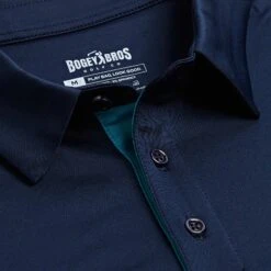 Solid Navy - Polo 10 Solid Navy - Polo -Bogey Bros Shop 01 mpolo SFWSolids Navy placket