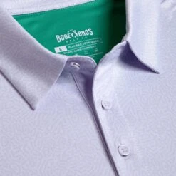 Stealth Mode - Light - Polo -Bogey Bros Shop 01 mpolo StealthMode Light placket