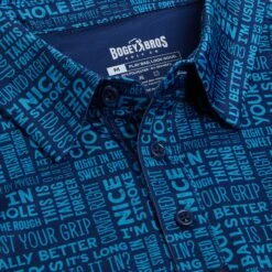 That's What She Said - Polo 11 That's What She Said - Polo -Bogey Bros Shop 01 mpolo ThatsWhatSheSaid placket