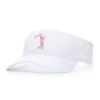 Bogeyman White/Pink - Visor -Bogey Bros Shop 01 visor BogeyMan White Pink left