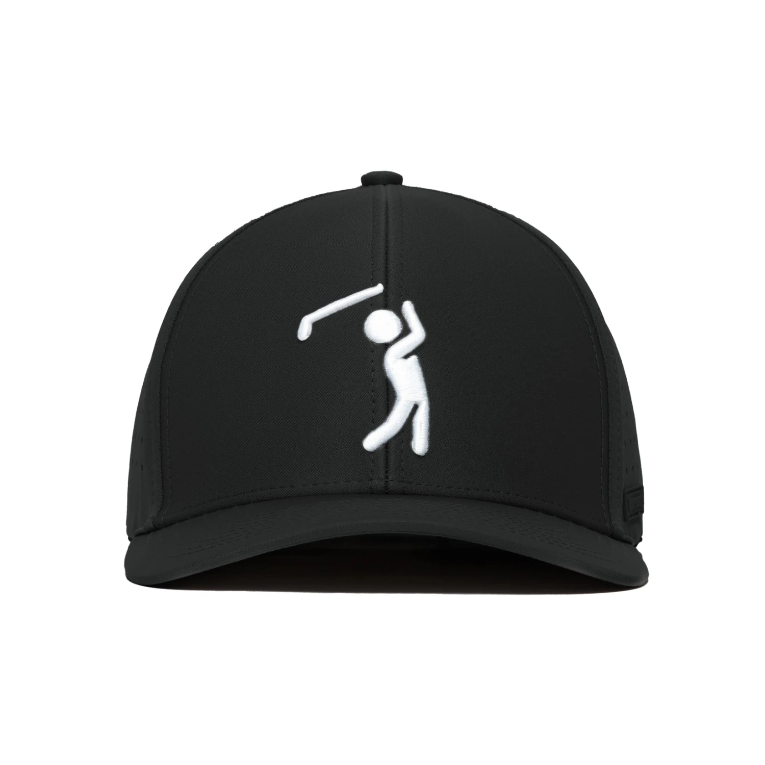 Bogeyman Black - Performance Golf Hat - Stretch Fit 4 Bogeyman Black - Performance Golf Hat - Stretch Fit - Image 2