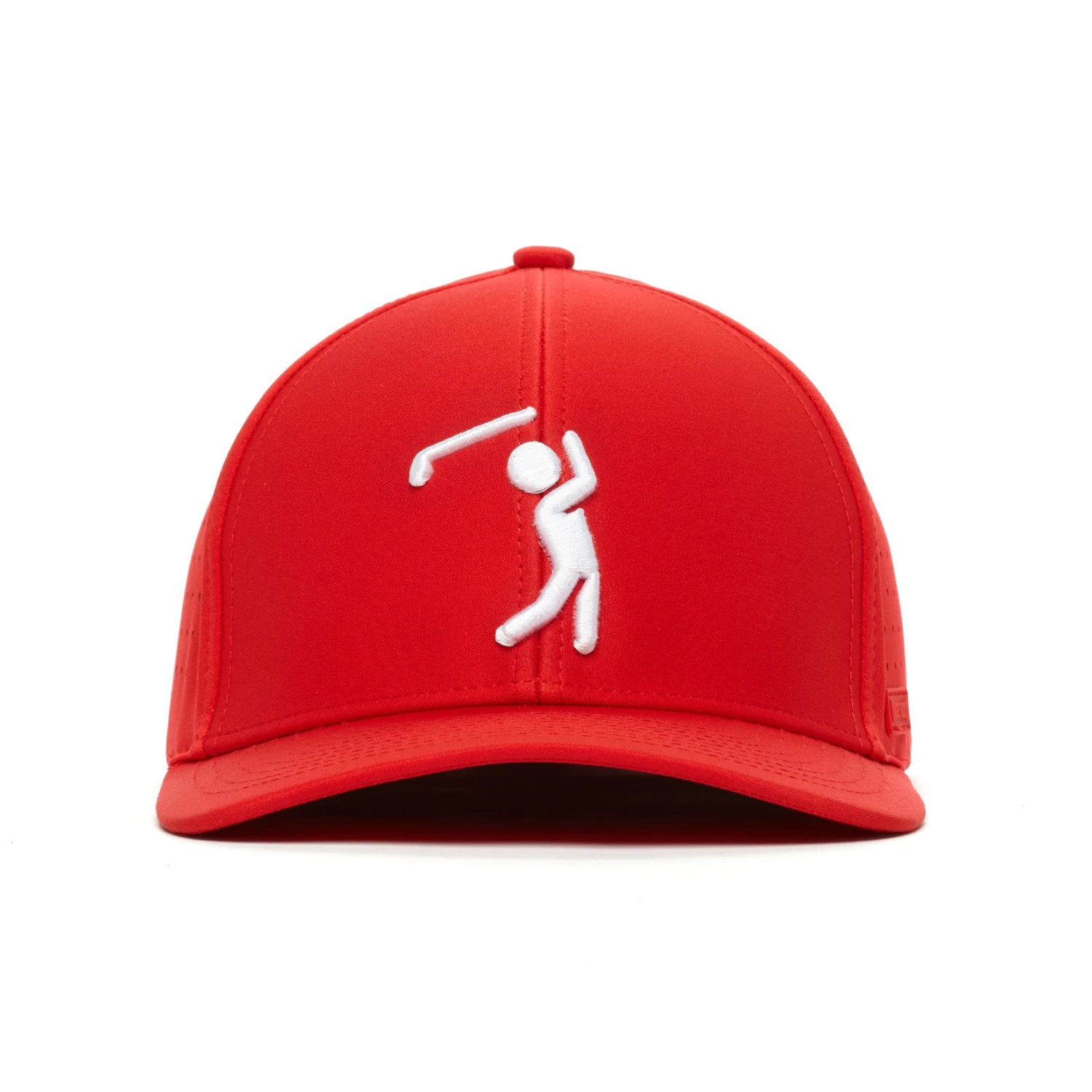 Bogeyman Red - Performance Golf Hat - Stretch Fit 4 Bogeyman Red - Performance Golf Hat - Stretch Fit - Image 2
