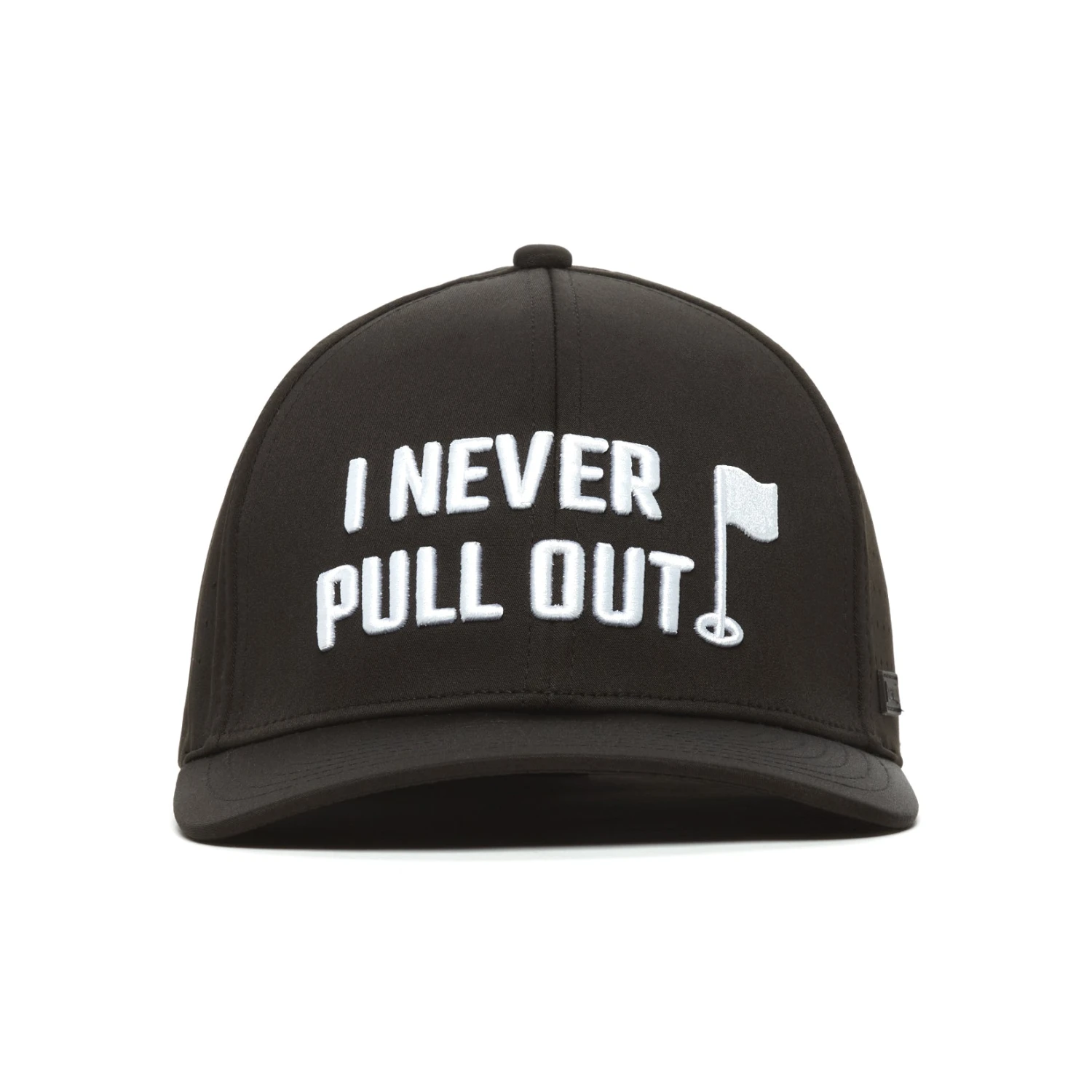 I Never Pull Out - Performance Golf Hat - Stretch Fit 4 I Never Pull Out - Performance Golf Hat - Stretch Fit - Image 2