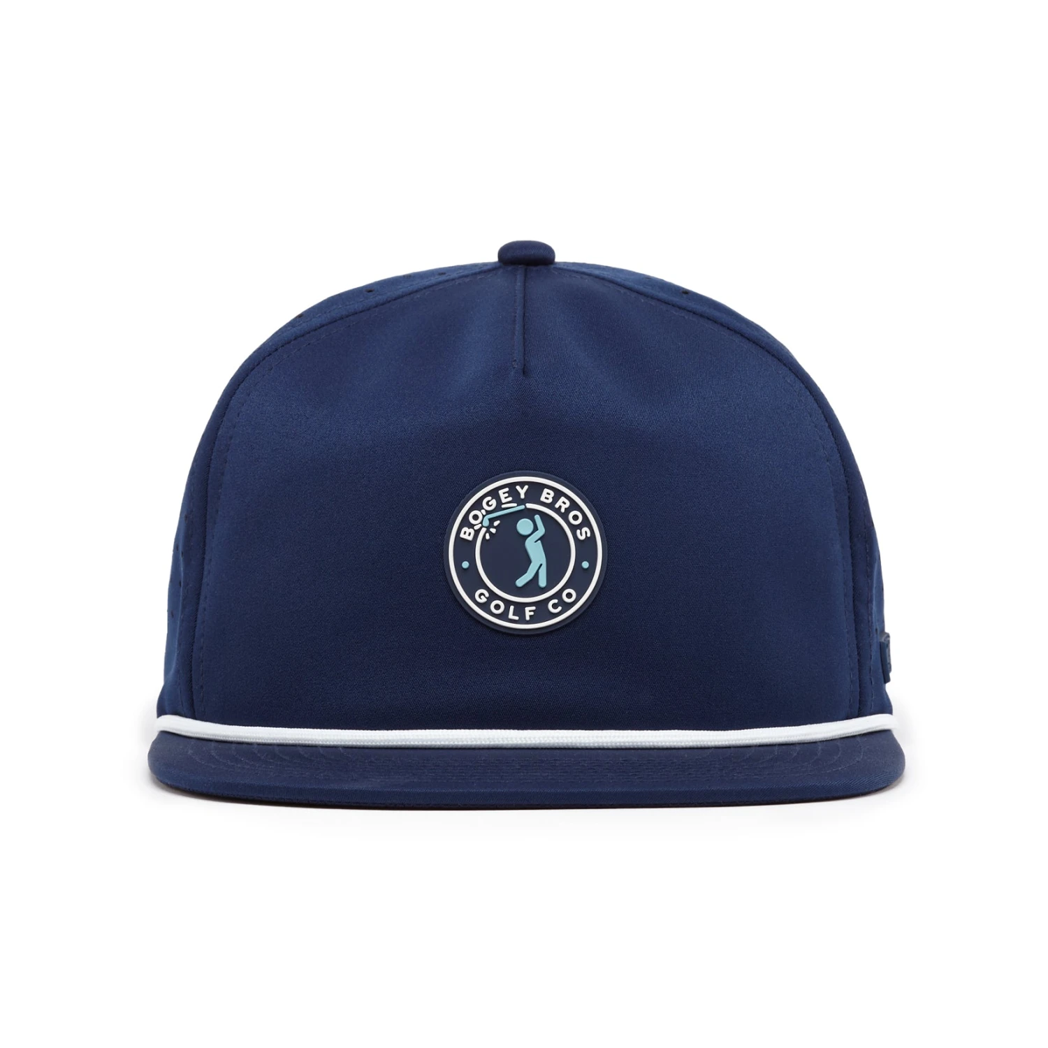 Bogeyman Stamp Navy - Unstructured Flat Bill Hat - Snapback 4 Bogeyman Stamp Navy - Unstructured Flat Bill Hat - Snapback - Image 2