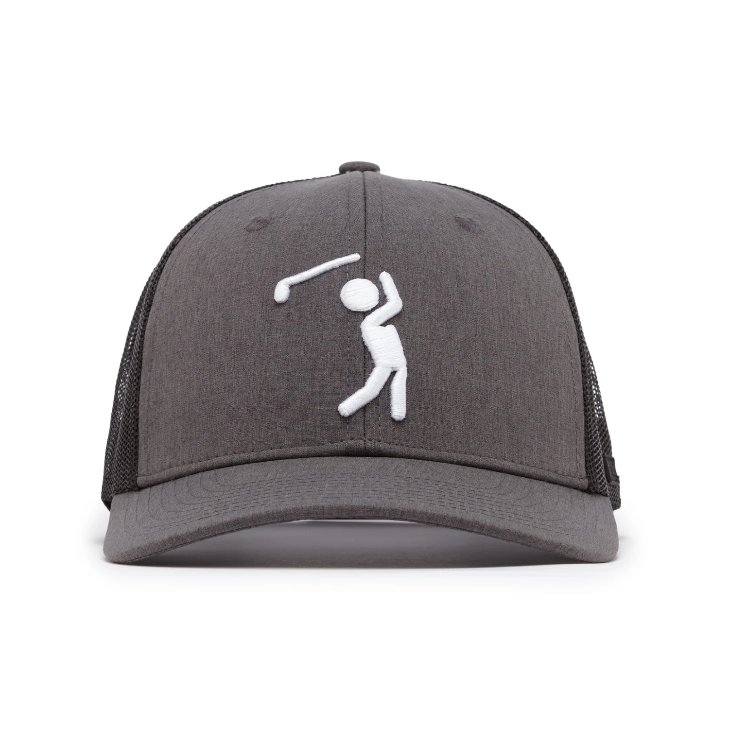 Bogeyman Heather/Black - Mesh Trucker Hat - Snapback 4 Bogeyman Heather/Black - Mesh Trucker Hat - Snapback - Image 2