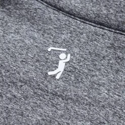 Heather Gray - Q-Zip 8 Heather Gray - Q-Zip -Bogey Bros Shop 02 qzip HeatherGray back