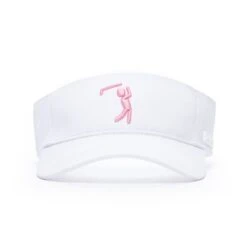 Bogeyman White/Pink - Visor 8 Bogeyman White/Pink - Visor -Bogey Bros Shop 02 visor BogeyMan White Pink front