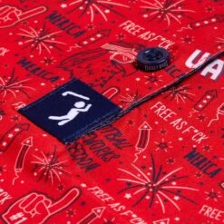 'Merica - Red - Polo 11 'Merica - Red - Polo -Bogey Bros Shop 02 wpolo Merica Red label