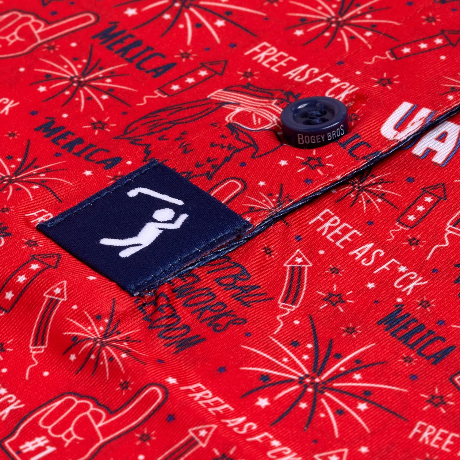 'Merica - Red - Polo 6 'Merica - Red - Polo - Image 4