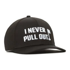 I Never Pull Out - Performance Golf Hat - Stretch Fit 8 I Never Pull Out - Performance Golf Hat - Stretch Fit -Bogey Bros Shop 03 hatSF NeverPullOut right