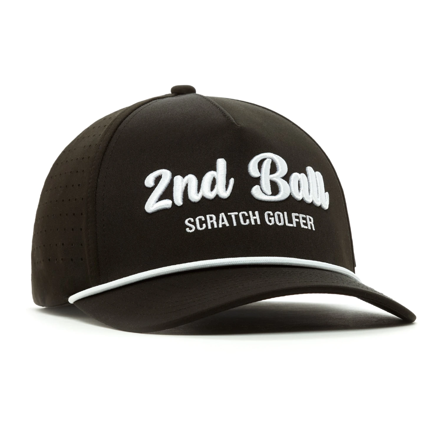 2nd Ball Scratch Golfer - Performance Golf Rope Hat - Snapback 5 2nd Ball Scratch Golfer - Performance Golf Rope Hat - Snapback - Image 3