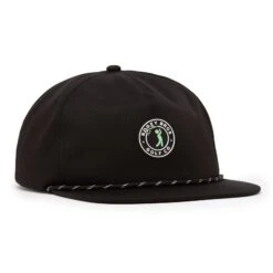 Bogeyman Stamp Black - Unstructured Flat Bill Hat - Snapback 9 Bogeyman Stamp Black - Unstructured Flat Bill Hat - Snapback -Bogey Bros Shop 03 hat BogeyBros FlatBill Black right