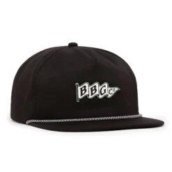 BB Flag - Unstructured Flat Bill Hat - Snapback 9 BB Flag - Unstructured Flat Bill Hat - Snapback -Bogey Bros Shop 03 hat BogeyBros FlatBill Flag Black right