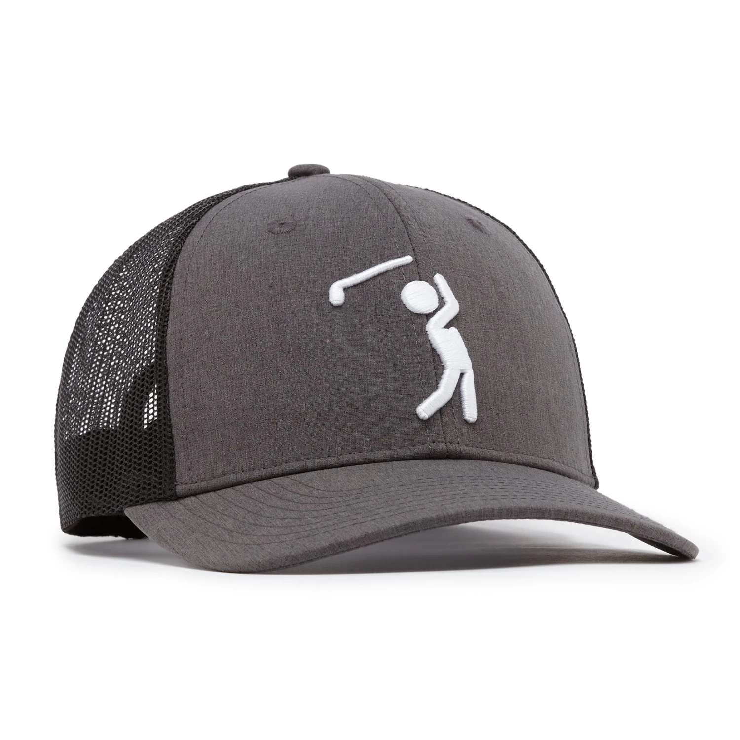 Bogeyman Heather/Black - Mesh Trucker Hat - Snapback 5 Bogeyman Heather/Black - Mesh Trucker Hat - Snapback - Image 3
