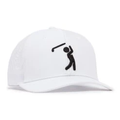 Bogeyman White/White - Mesh Trucker Hat - Snapback 9 Bogeyman White/White - Mesh Trucker Hat - Snapback -Bogey Bros Shop 03 hat BogeyBros Trucker White right