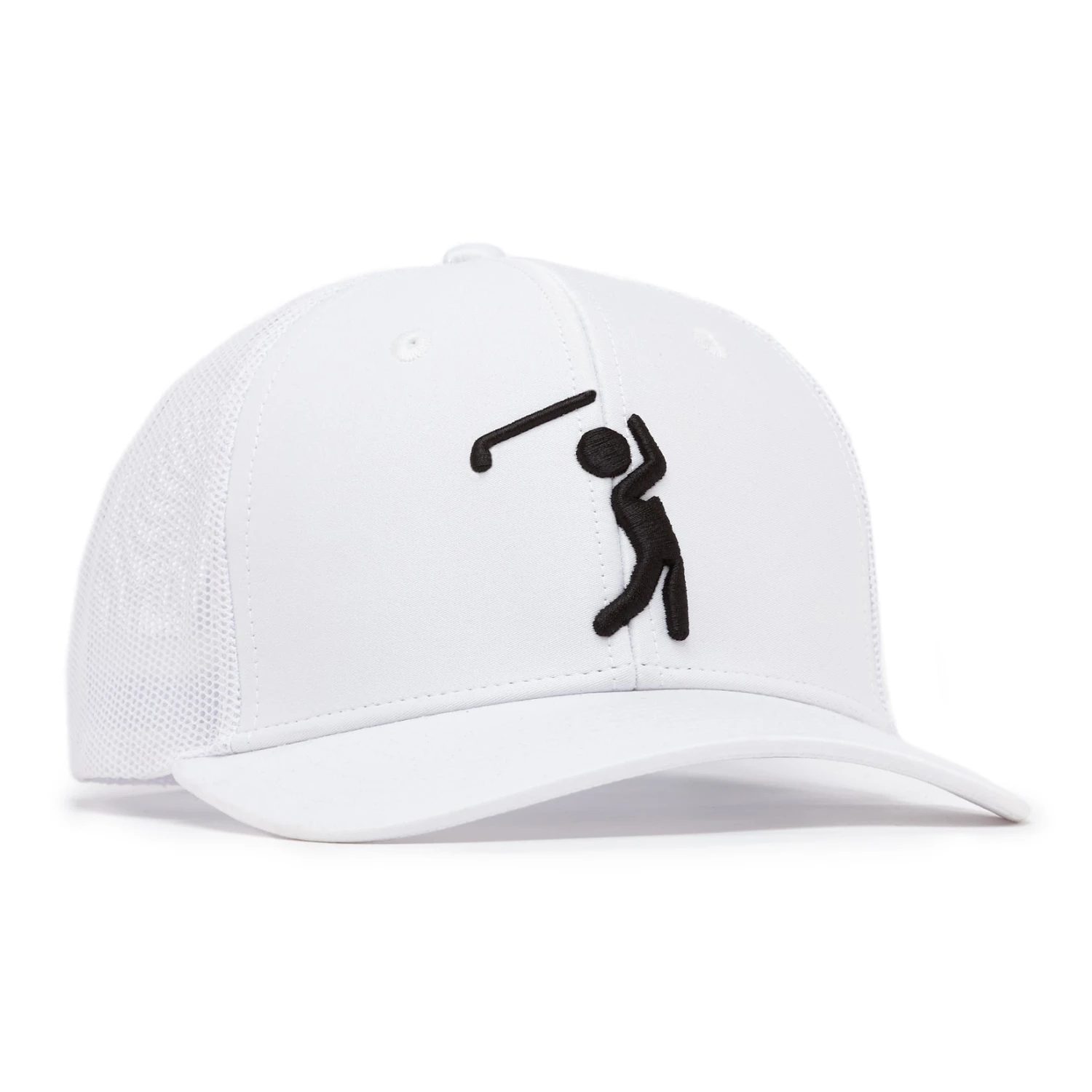 Bogeyman White/White - Mesh Trucker Hat - Snapback 5 Bogeyman White/White - Mesh Trucker Hat - Snapback - Image 3