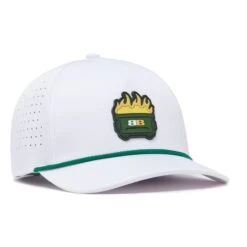 Dumpster Fire - Performance Golf Rope Hat - Snapback 9 Dumpster Fire - Performance Golf Rope Hat - Snapback -Bogey Bros Shop 03 hat DumpsterFire White right
