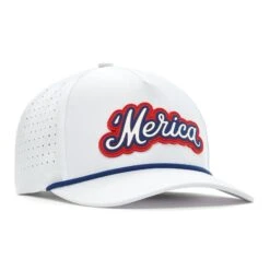 'Merica - Performance Golf Hat - Snapback -Bogey Bros Shop 03 hat Merica right