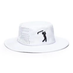 Bogeyman White - Bucket Hat 10 Bogeyman White - Bucket Hat -Bogey Bros Shop 03 hat bucket White right