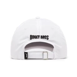 Bogeyman White/Black - Dad Hat 10 Bogeyman White/Black - Dad Hat -Bogey Bros Shop 04 hat BogeyBros Dad White Black back