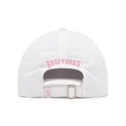 Bogeyman White/Pink - Dad Hat 10 Bogeyman White/Pink - Dad Hat -Bogey Bros Shop 04 hat BogeyBros Dad White Pink back