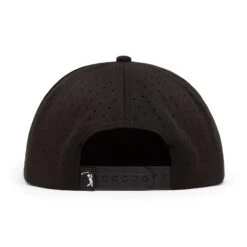 BB Flag - Unstructured Flat Bill Hat - Snapback 10 BB Flag - Unstructured Flat Bill Hat - Snapback -Bogey Bros Shop 04 hat BogeyBros Flag Black back