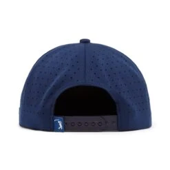 Bogeyman Stamp Navy - Unstructured Flat Bill Hat - Snapback 10 Bogeyman Stamp Navy - Unstructured Flat Bill Hat - Snapback -Bogey Bros Shop 04 hat BogeyBros FlatBill Blue back