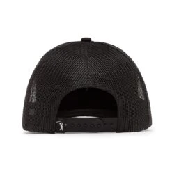 Bogeyman Black/Black - Mesh Trucker Hat - Snapback 10 Bogeyman Black/Black - Mesh Trucker Hat - Snapback -Bogey Bros Shop 04 hat BogeyBros Trucker Black back