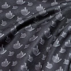 Birdie Finger - Raven - Polo 13 Birdie Finger - Raven - Polo -Bogey Bros Shop 04 mpolo BirdieFinger Raven pattern