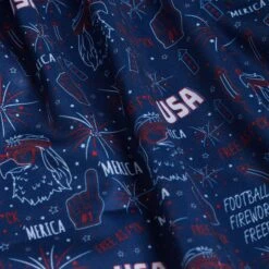 'Merica - Navy - Polo -Bogey Bros Shop 04 mpolo Merica Blue pattern