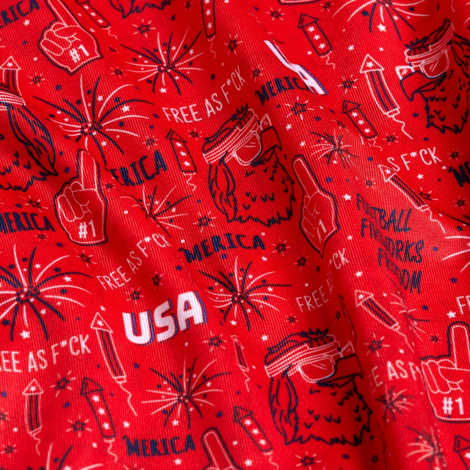 'Merica - Red - Polo 8 'Merica - Red - Polo - Image 6