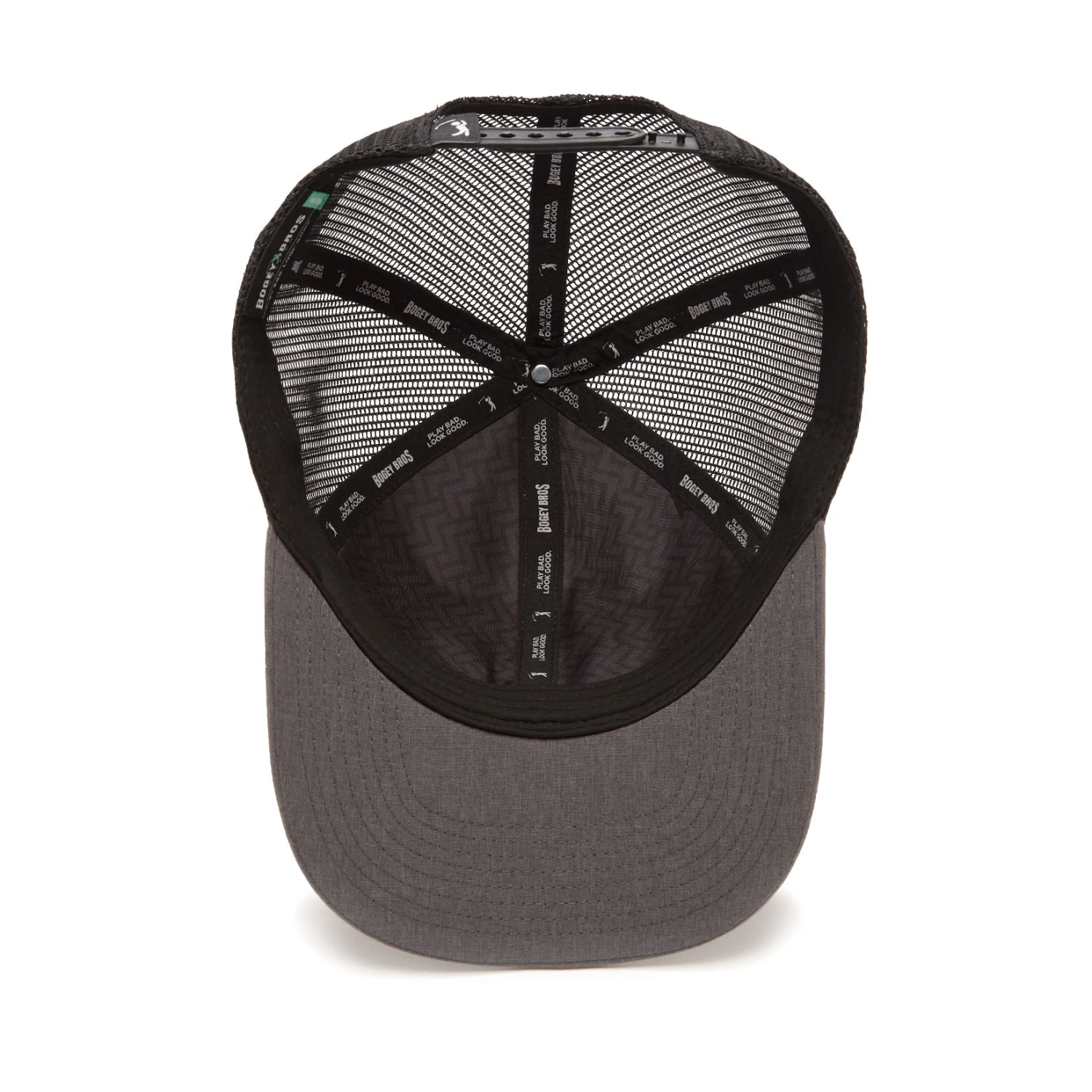 Bogeyman Heather/Black - Mesh Trucker Hat - Snapback 7 Bogeyman Heather/Black - Mesh Trucker Hat - Snapback - Image 5