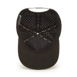 Bogeyman Black - Performance Golf Hat - Snapback -Bogey Bros Shop 05 hat Bogeyman Black White inside 8811eafe d857 4967 a5c4 1214f0617ead