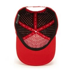 Bogeyman Red - Performance Golf Hat - Snapback -Bogey Bros Shop 05 hat Bogeyman Red White inside 71e638ef 9a29 4c24 abc9 d64cd816a910