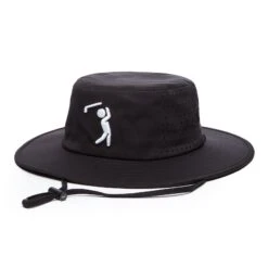 Bogeyman Black - Bucket Hat 12 Bogeyman Black - Bucket Hat -Bogey Bros Shop 05 hat bucket Black strap