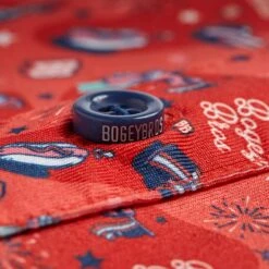 Leggy Liberty - Polo -Bogey Bros Shop BB July4 Polo RED Button 06