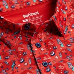 Leggy Liberty - Polo -Bogey Bros Shop BB July4 Polo RED Collar 08